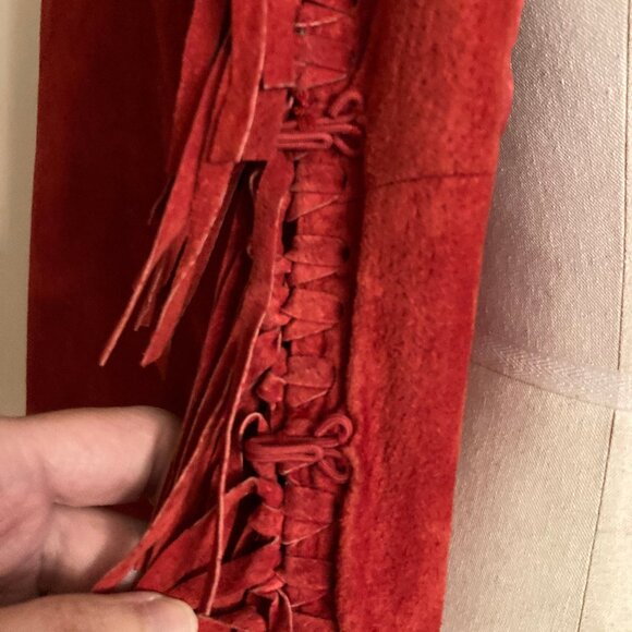 Dialogue Fringe Leather Jacket - Picture 4 of 14